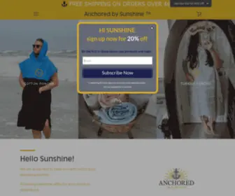 Anchoredbysunshine.com(Anchored by Sunshine) Screenshot