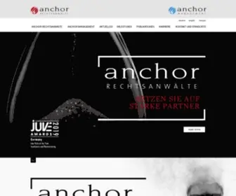 Anchor.eu(Die Kanzlei für Insolvenz und Sanierung) Screenshot