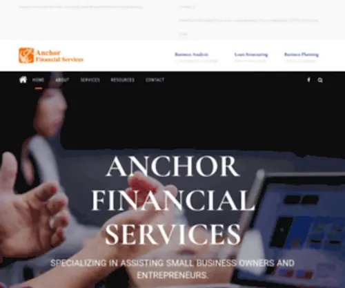 Anchorfinancialsvc.com(Anchor Financial Services) Screenshot