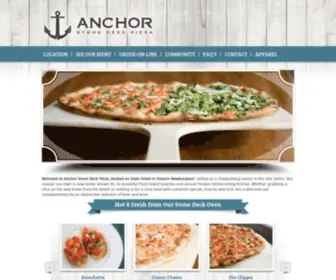 Anchorpizzeria.com(Newburyport Artisan Pizza) Screenshot