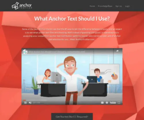Anchorprofiler.com(The Most asked question in SEO) Screenshot