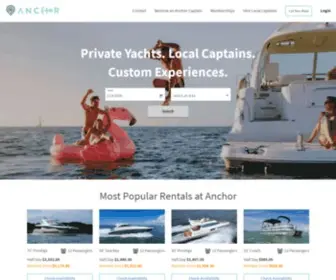 Anchorrides.com(Boat & Captain Rentals) Screenshot