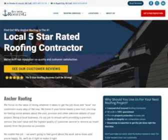 Anchorroofing.com(We are a local roofing company with 5 star reviews) Screenshot