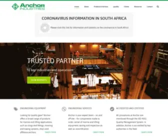 Anchors.co.za(Reliability, secured) Screenshot
