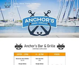 Anchorsbarandgrille.com(Anchor's Bar and Grille) Screenshot