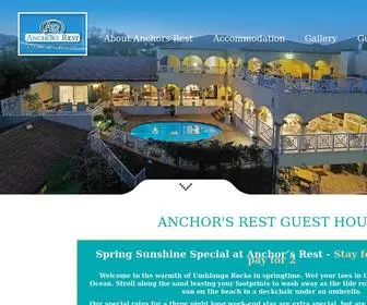 Anchorsrest.co.za(Durban Accommodation at Anchor's Rest Guesthouse in Umhlanga Rocks) Screenshot