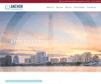 Anchorwealthgroup.com(Anchor Wealth Management provide) Screenshot