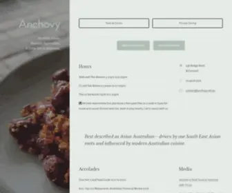 Anchovy.net.au(338 Bridge Road) Screenshot