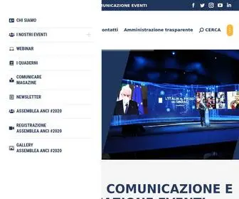 Ancicomunicare.it(Comunicazione integrata per le attività istituzionali e promozionali degli eventi) Screenshot