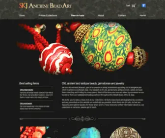 Ancient-Beadart.com(SKJ Ancient Bead Art) Screenshot