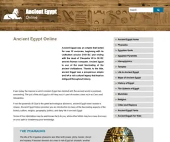 Ancient-Egypt-Online.com(Your Guide to Ancient Egypt) Screenshot