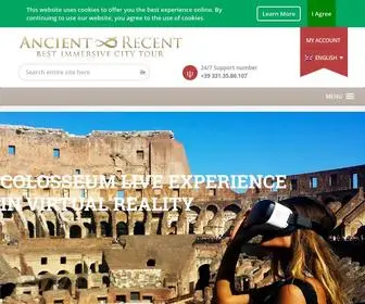 Ancientandrecent.com(Colosseum Tour with Virtual Reality) Screenshot