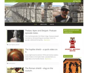 Ancientblogger.com(All about ancient history) Screenshot