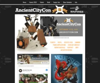 Ancientcitycon.com(Ancient City Con) Screenshot