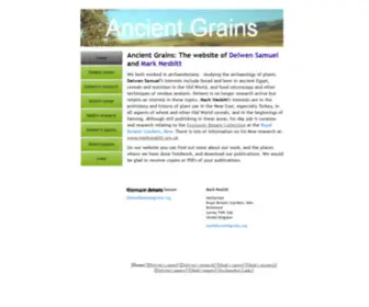 Ancientgrains.org(Ancientgrains) Screenshot