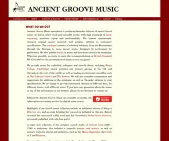 Ancientgroove.co.uk(ANCIENT GROOVE MUSIC) Screenshot