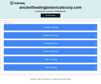 Ancienthealingbotanicalscorp.com(Ancienthealingbotanicalscorp) Screenshot