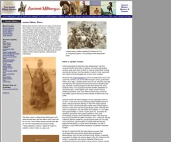 Ancientmilitary.com(Ancient Military History) Screenshot