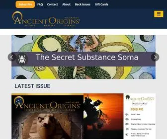 Ancientoriginsmagazine.com(Ancient Origins Magazine) Screenshot