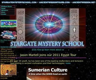 Ancientwisdom.net(Official site of Stargate Mystery School Presents Ancient Wisdom) Screenshot