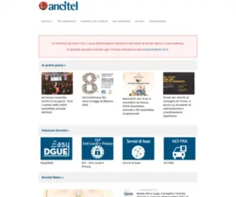Ancitel.it(Servizi per i Comuni e le Pubbliche Amministrazioni) Screenshot