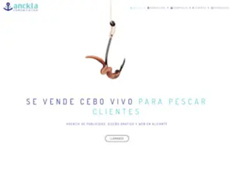 Anckla.com(Diseño web Alicante y diseño Gráfico) Screenshot