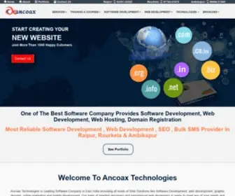 Ancoax.com(Ancoax Technologies) Screenshot