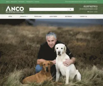 Ancodistributors.co.uk(Anco Dog Treats) Screenshot