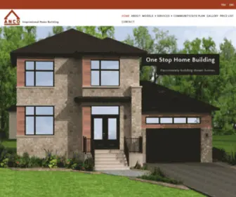 Ancohomes.com(Custom Home Builder in Ottawa) Screenshot