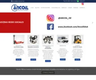 Ancoil.com.ar(Repuestos de autoelevadores importados y nacionales) Screenshot