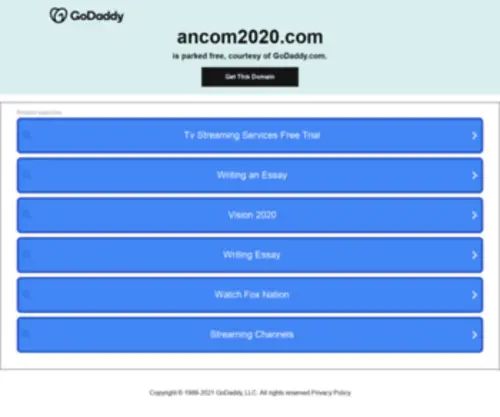 Ancom2020.com(Ancom 2020) Screenshot