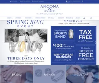 Anconajewelers.com(Diamond Jewelry Store) Screenshot