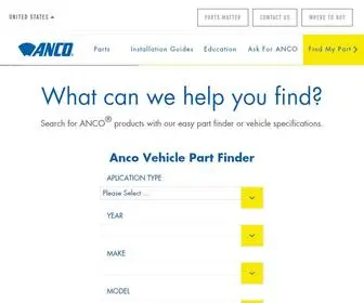 Ancowipers.com(Get a clear view of the road with ANCO wiper blades. ANCO) Screenshot