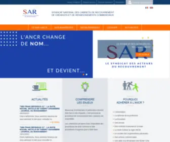 ANCR.fr(SYNDICAT DES ACTEURS DU RECOUVREMENT) Screenshot