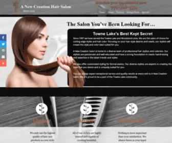 Ancsalon.com(A New Creation Hair Salon) Screenshot