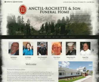 Anctil-Rochette.com(Funeral Home Nashua New Hampshire) Screenshot