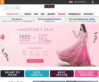AndaazFashion.com(Indian Dresses) Screenshot