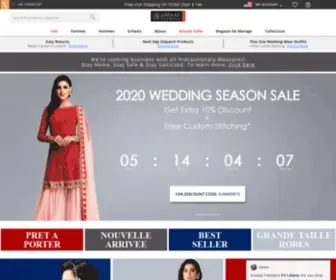 AndaazFashion.fr(Boutique en ligne de vêtements ethniques) Screenshot
