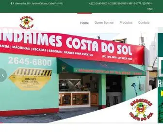 Andaimescostadosol.com.br(Andaimes Costa do Sol) Screenshot