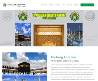 Andalandigdaya.com(Travel Haji dan Umroh Terpercaya) Screenshot