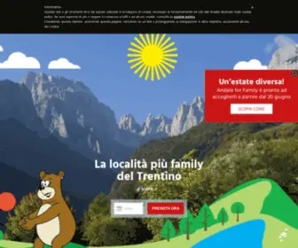 Andaloforfamily.com(Vacanza per famiglia in Trentino) Screenshot