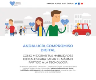Andaluciacompromisodigital.org(Andalucía) Screenshot