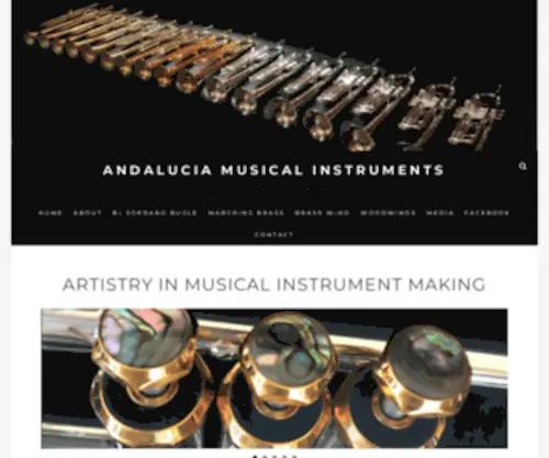 Andaluciami.com(Andalucia Musical Instruments) Screenshot