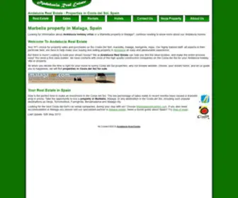 Andaluciarealestate.com(Marbella property malaga) Screenshot