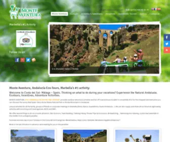 Andalusiaecotour.es(Monte Aventura) Screenshot