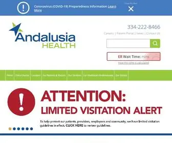 Andalusiahealth.com(Andalusia Health) Screenshot