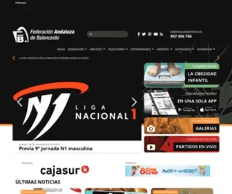 Andaluzabaloncesto.org(Federación) Screenshot