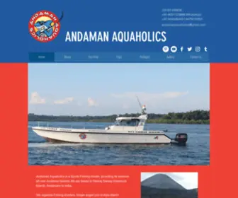 Andamanaquaholics.com(Sports Fishing In Andaman) Screenshot