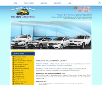 Andamancarrent.com(Phuket Car Rent) Screenshot