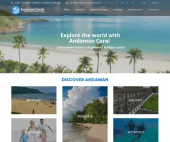 Andamancorals.com(Experience Explore & Enjoy) Screenshot